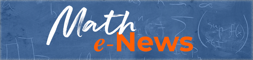 Math e-News header graphic