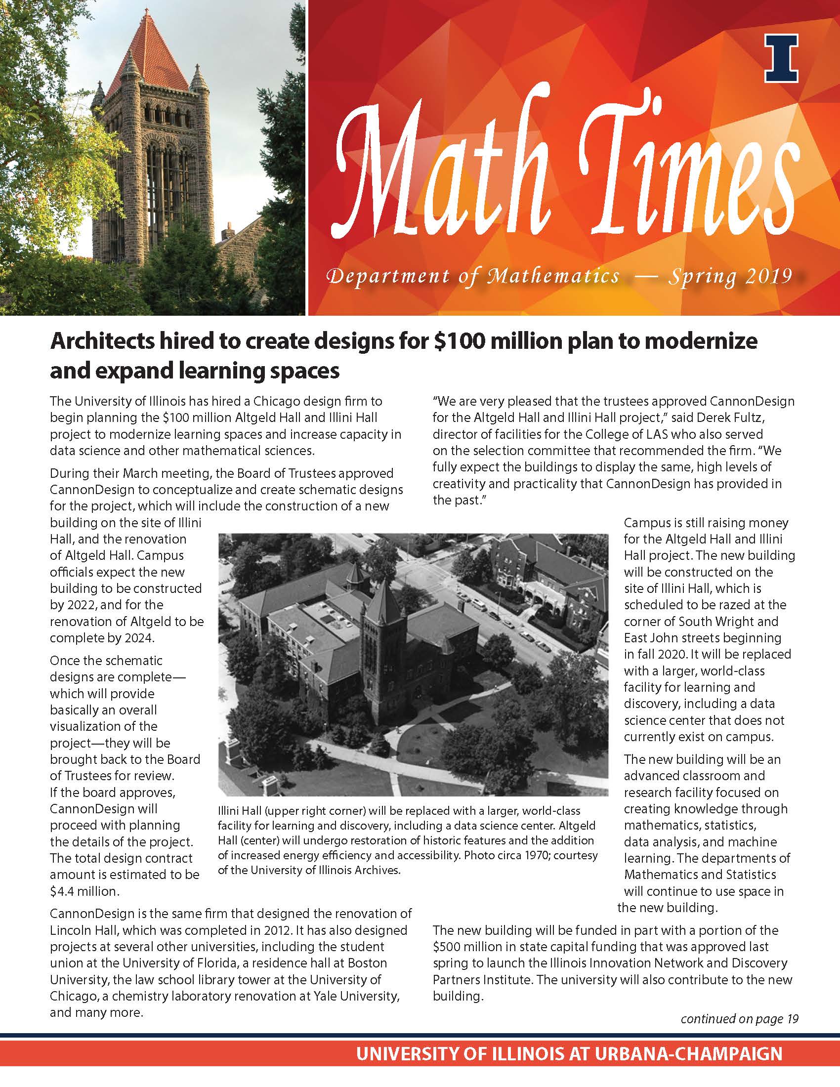 Math Times, Spring 2019