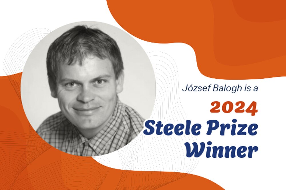 József Balogh is a 2024 Steele Prize Winner