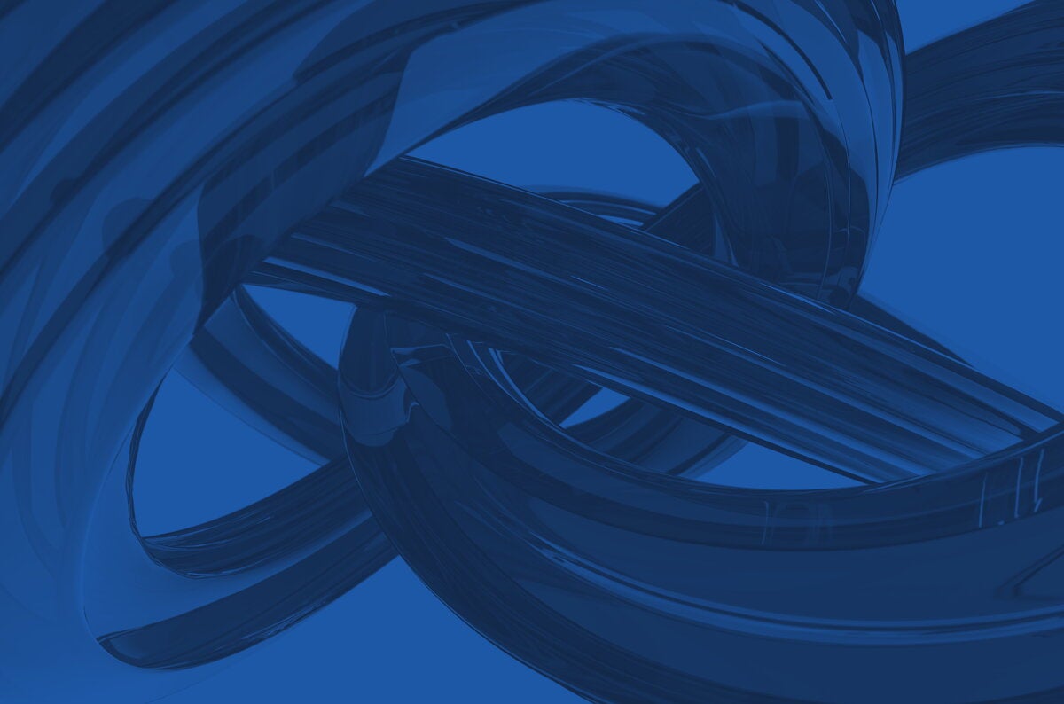 Rendering of a twisted knot