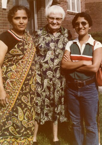 Dr. Josephine Chanler with Padmini Joshi and Nalini Joshi.