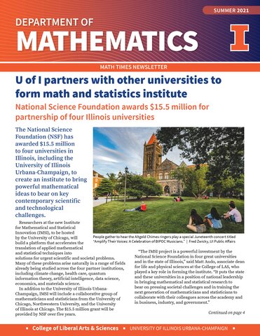 Math Times, Summer 2021