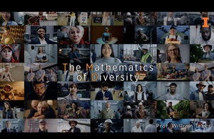 Thumbnail of Math Talks episode 1 featuring many diverse people