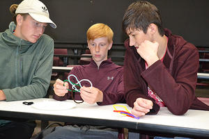IGL and Central High students learn knots